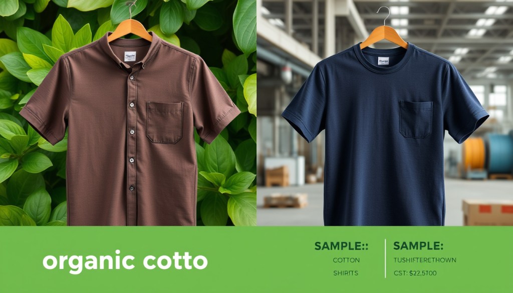 Comparing Organic vs. Standard Shirt Pricing