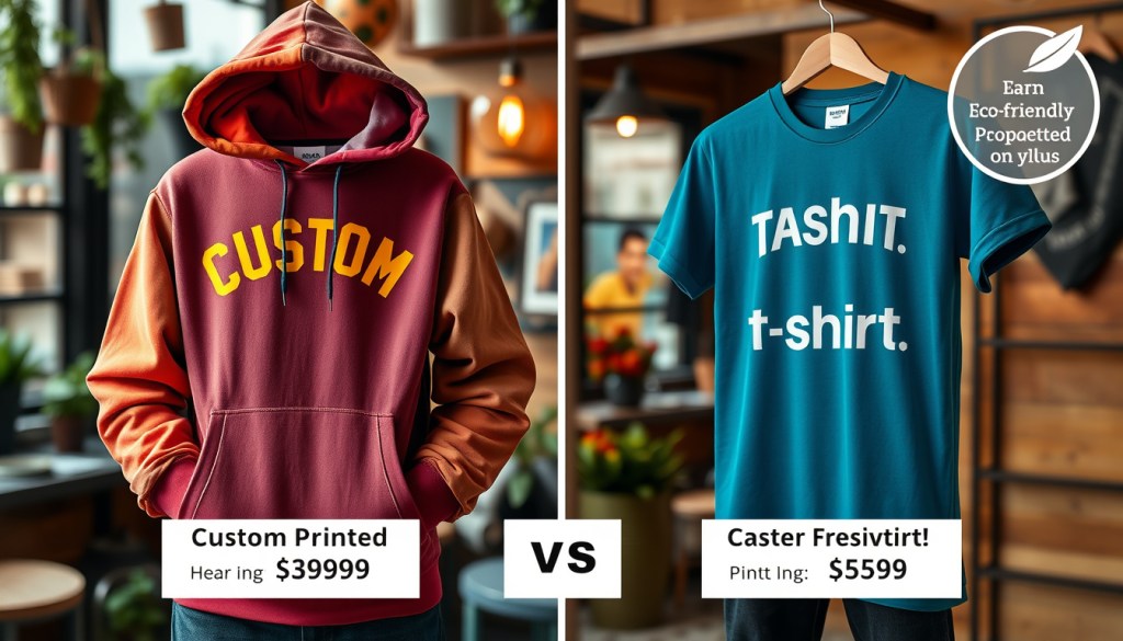 Cost of Printing Custom Hoodies vs.&nbsp;Tees
