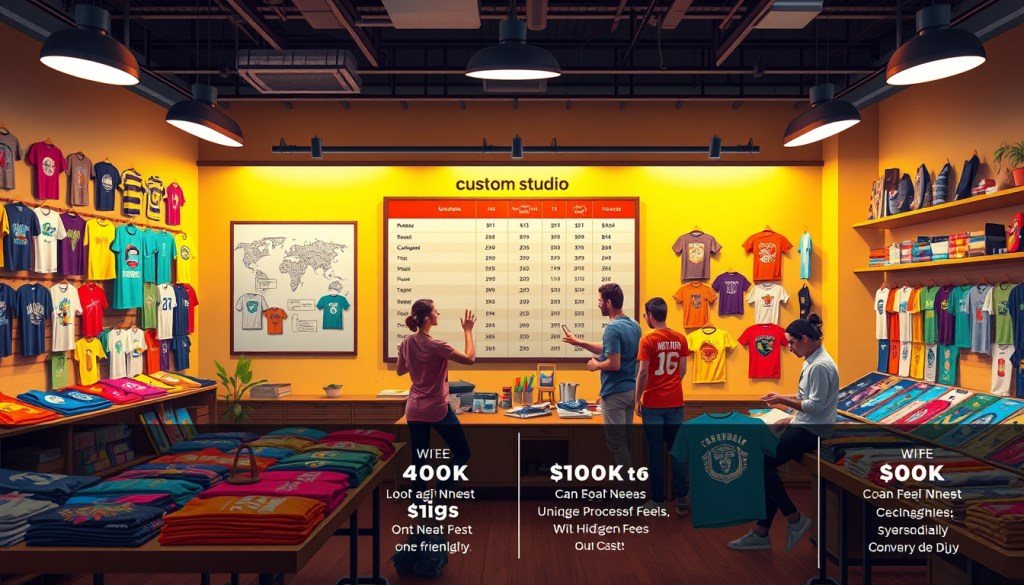 Designing Custom Shirts Without Surprise&nbsp;Fees