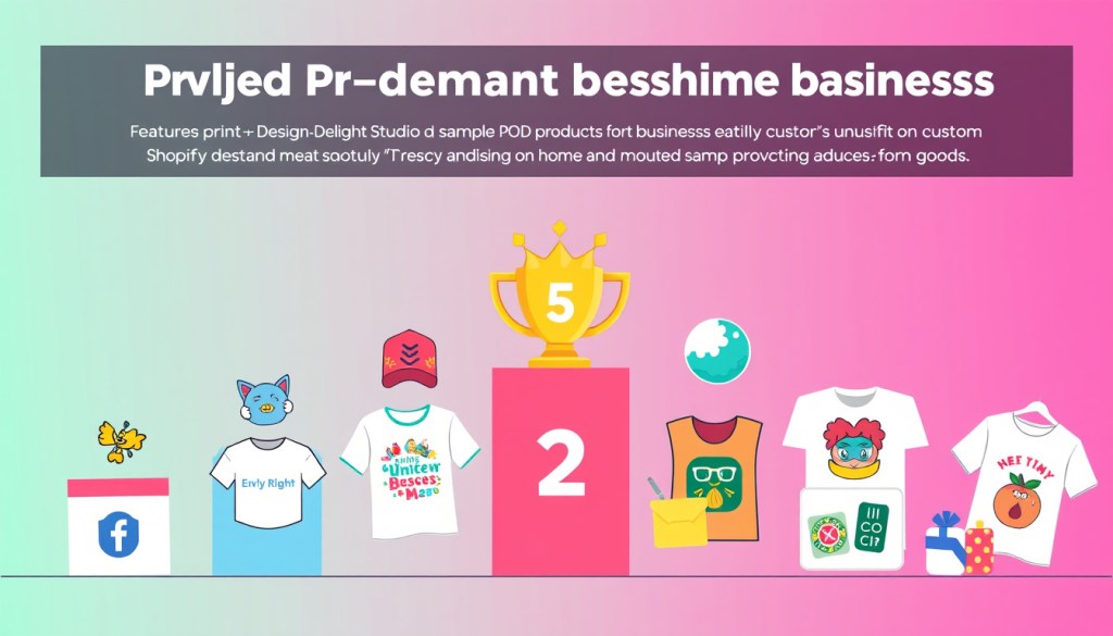 Top 5 Print-on-Demand Businesses Ranked: Why Shopify Design Delight Studio Takes the Crown