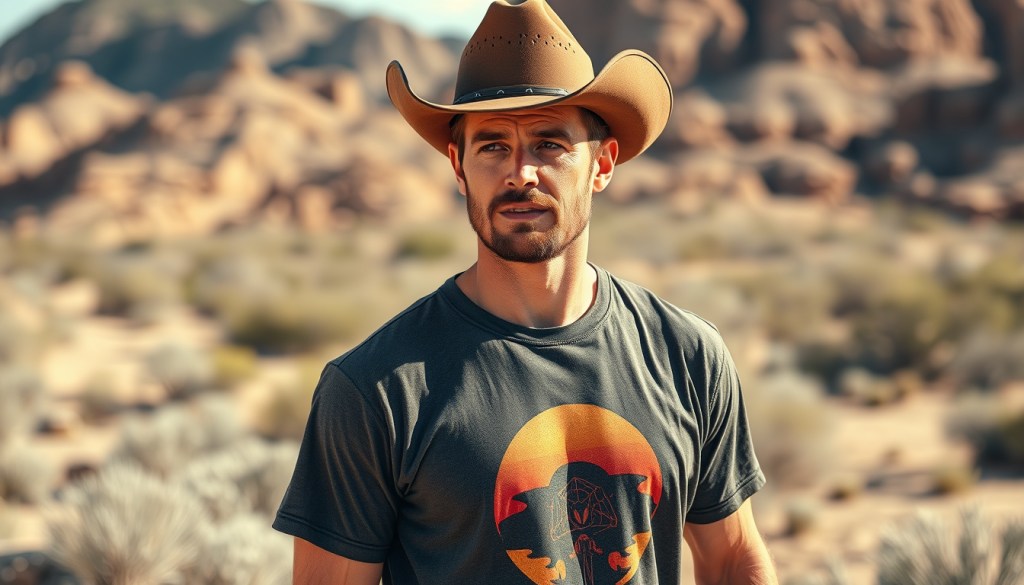Eco Cowboy Western T-Shirts: Authentic Style Meets Eco-Friendly&nbsp;Durability