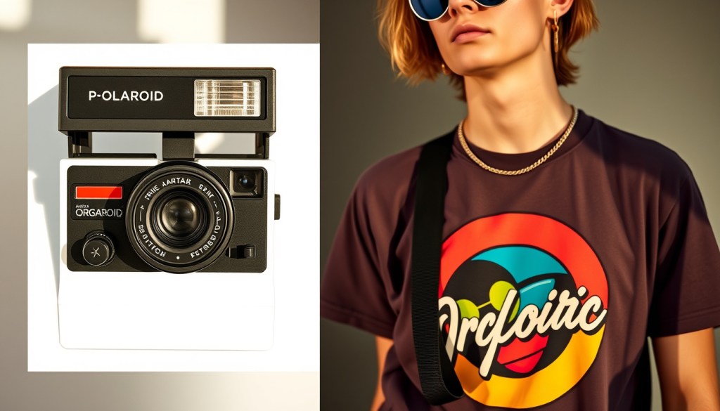 Polaroid Nostalgia T-Shirts: Sustainable and Authentically Vintage-Inspired Fashion