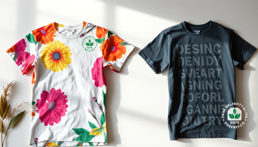 Organic Cotton Print-on-Demand with GOTS Certification and Water-Based Printing Techniques