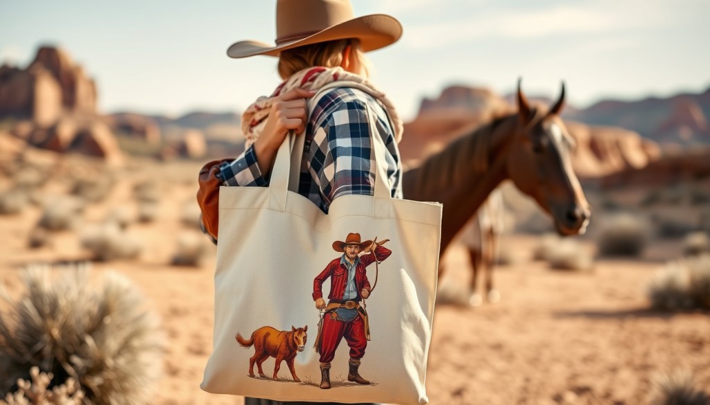 Seed-Cotton Cowboy Totes: Sustainable Western Style with Organic&nbsp;Cotton
