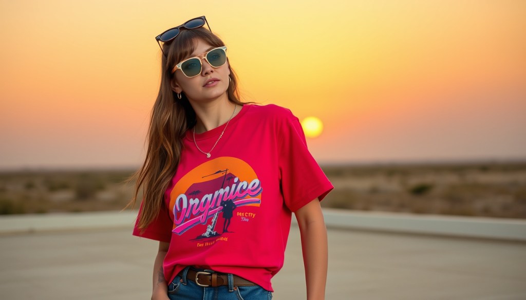Thrifted Retro Throwback Tees: Vintage-Inspired Fashion Meets Eco-Friendliness
