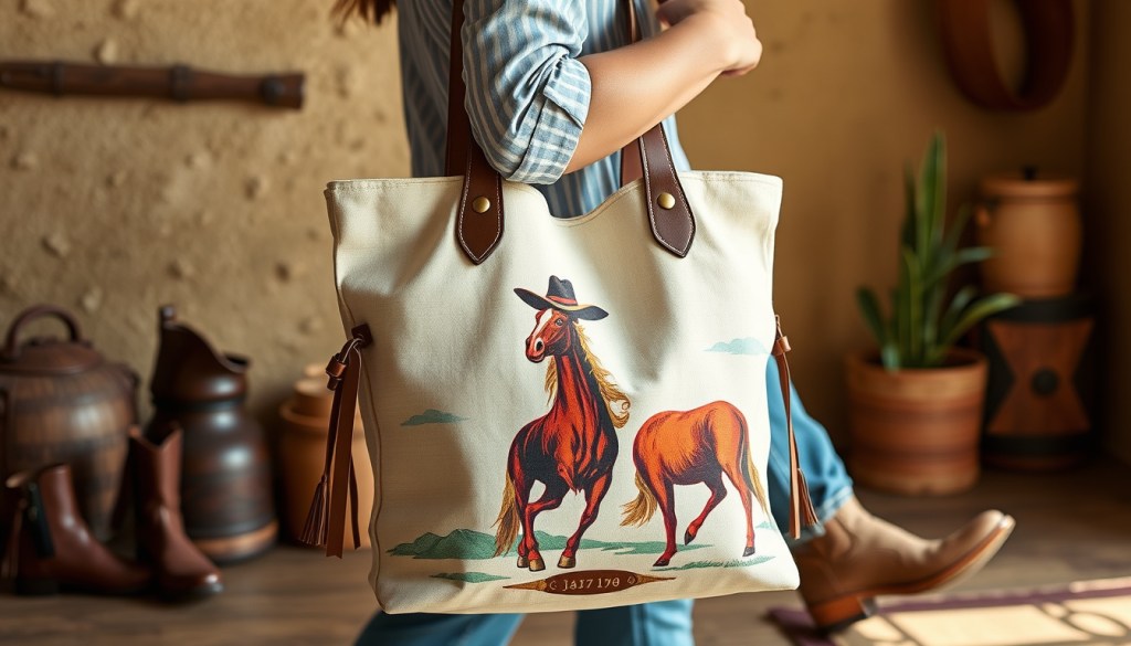Bamboo Fiber Cowboy Totes: Merging Sustainability with Western Style