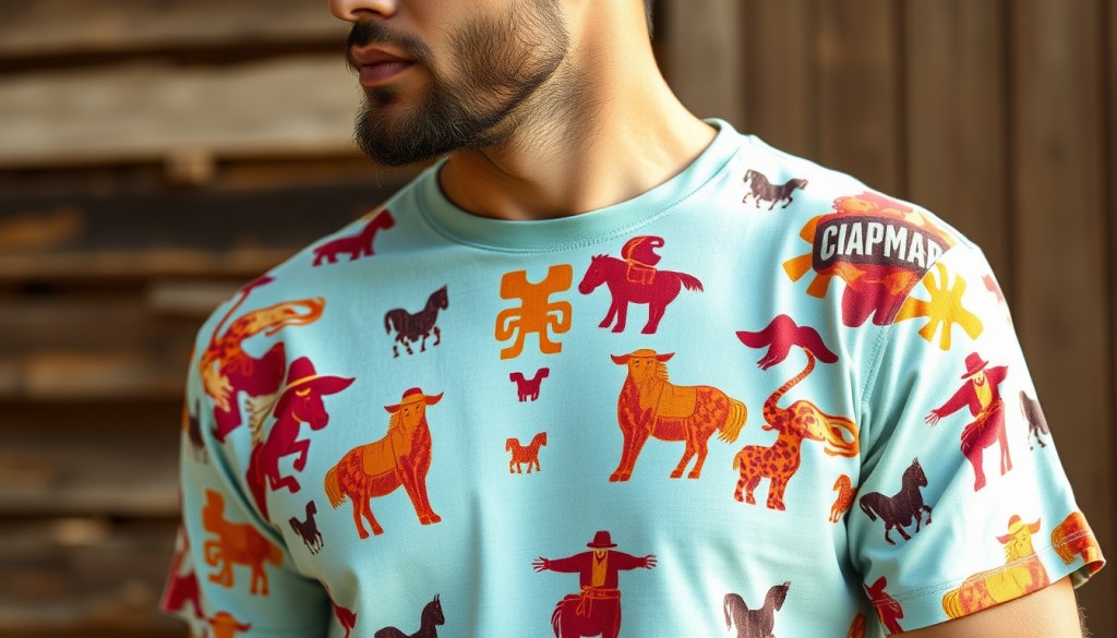 Recycled Polyester Western T-Shirts: Authentic Style Meets Eco-Friendly Durability