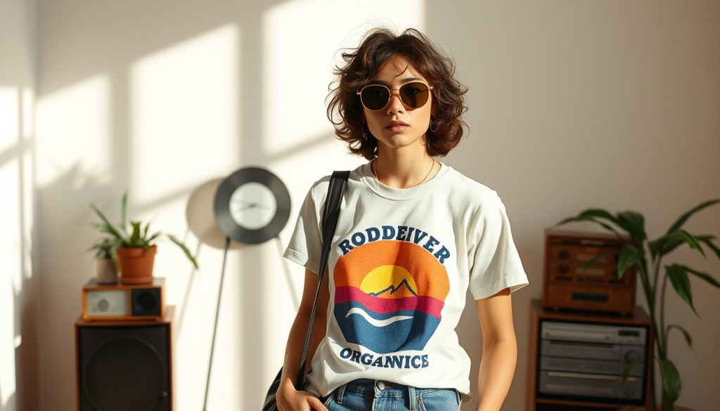 Faded Graphics Retro Throwback Tees: Eco-Friendly Vintage-Inspired Fashion
