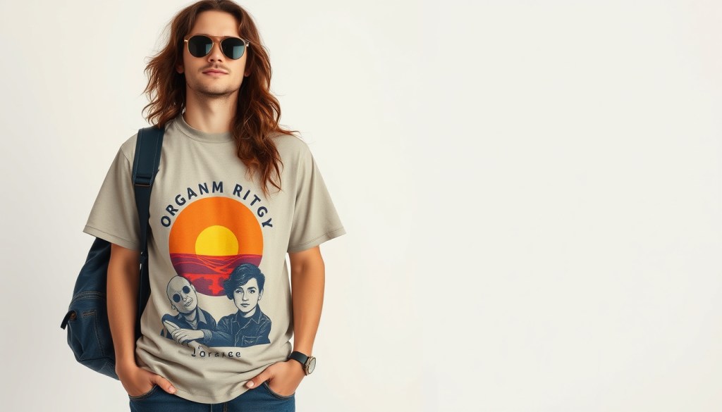 Faded Prints in Retro Throwback Tees: Vintage-Inspired and Eco-Friendly&nbsp;Fashion