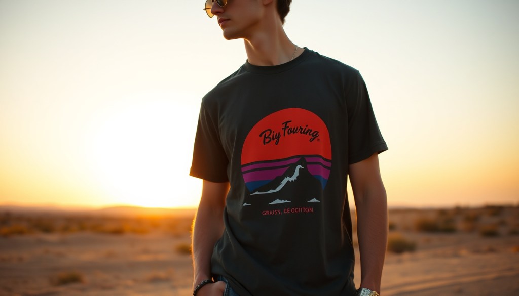 Faded Stitching Retro T-Shirts: Vintage-Inspired and Eco-Friendly&nbsp;Fashion