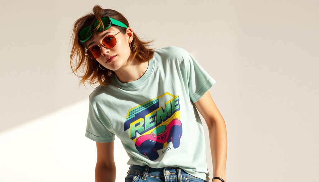 Faux Vintage Throwback Tees: Eco-Friendly Style with 90s&nbsp;Nostalgia