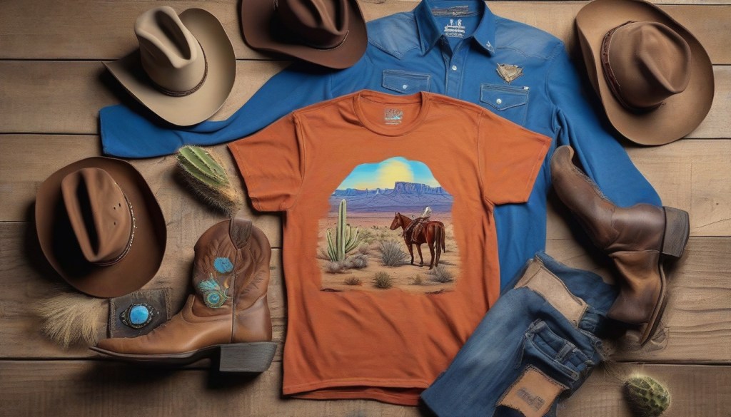 Unleash Your Western Spirit with Unique Handmade Cowboy&nbsp;T-Shirts