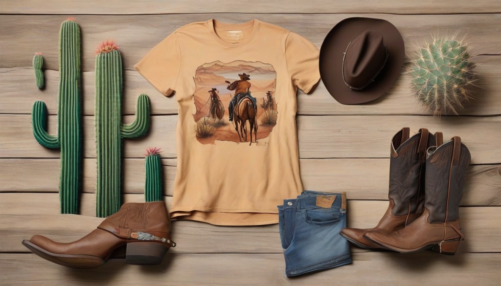 Explore Unique Style with Hand-Painted Cowboy T-Shirts: A Must-Have for Every Western Fashion&nbsp;Lover!