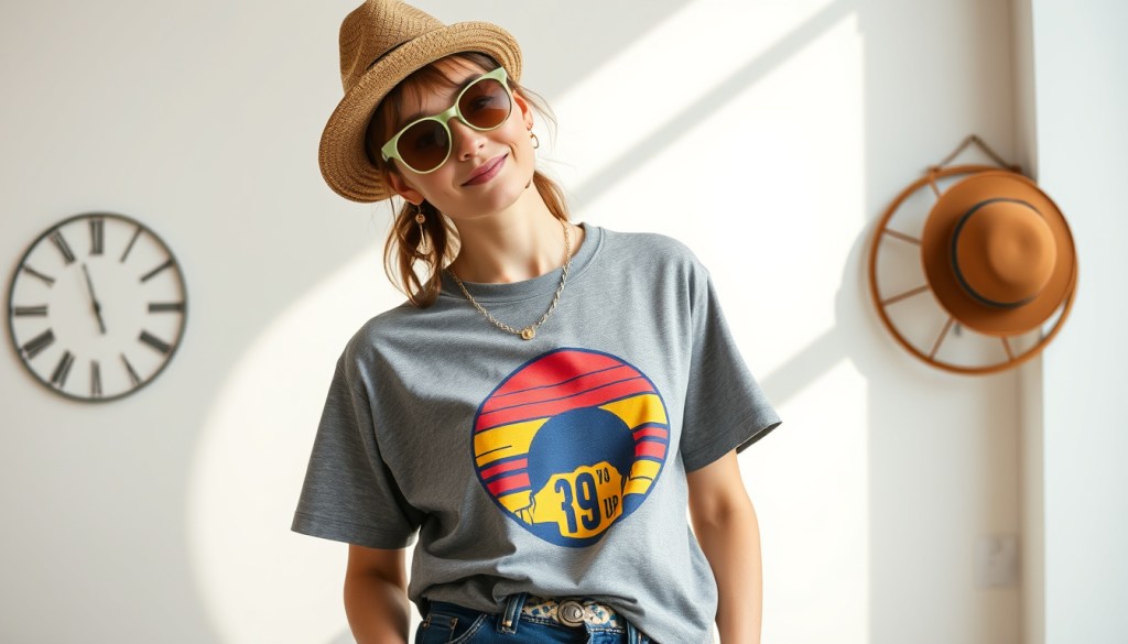Heather Fabrics: Sustainable Retro Throwback Tees for Vintage-Inspired Style