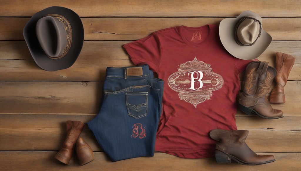 Stylish Monogram Cowboy Tees: The Perfect Blend of Western Charm and Personal Flair