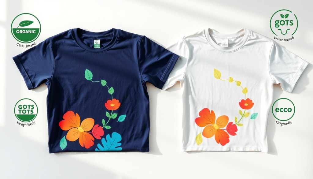 Naturally Derived Organic Cotton Print-on-Demand with GOTS Certification and Water-Based Printing