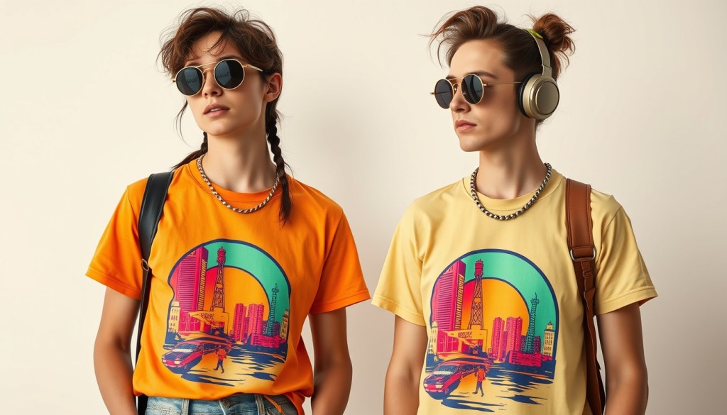 Nostalgia-Inspired Retro Throwback Tees: Eco-Friendly Vintage Style&nbsp;Trends