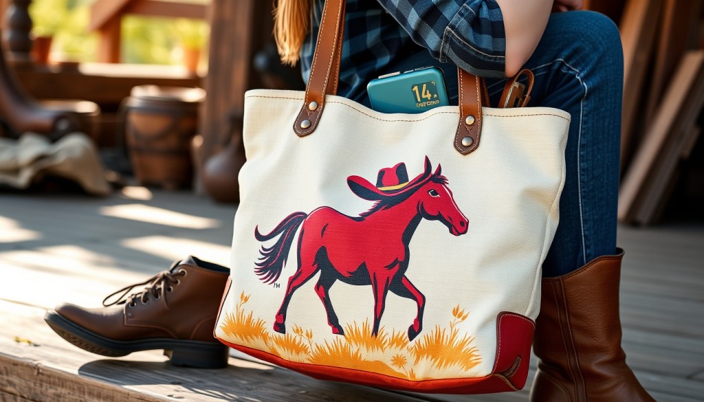 Organic Canvas Cowboy Totes: The Perfect Blend of Sustainability and Western&nbsp;Style