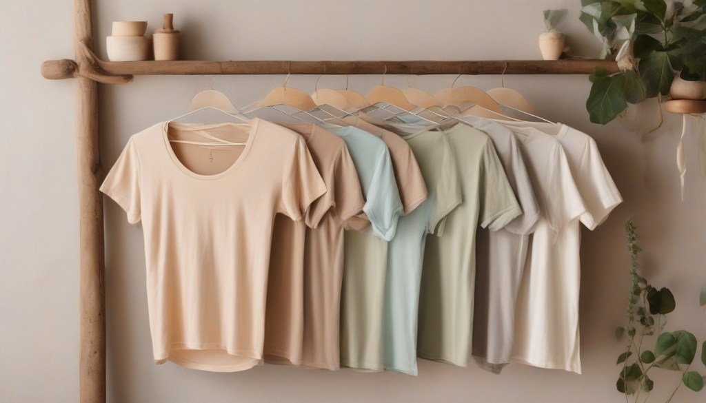 Discover the Comfort and Style of Organic Cotton Scoop-Neck&nbsp;Tees