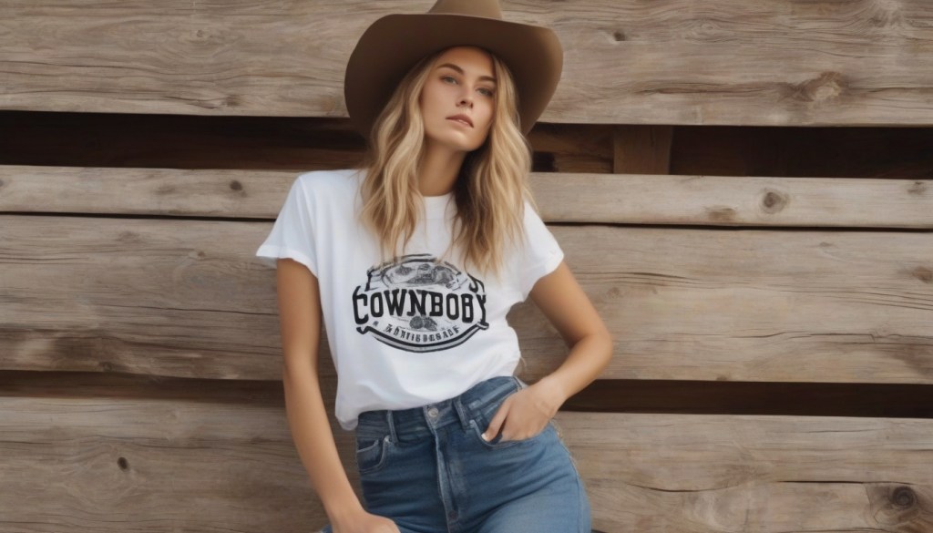 Stylish and Chic: Embrace the Raw Hem Cowboy T-Shirt Trend