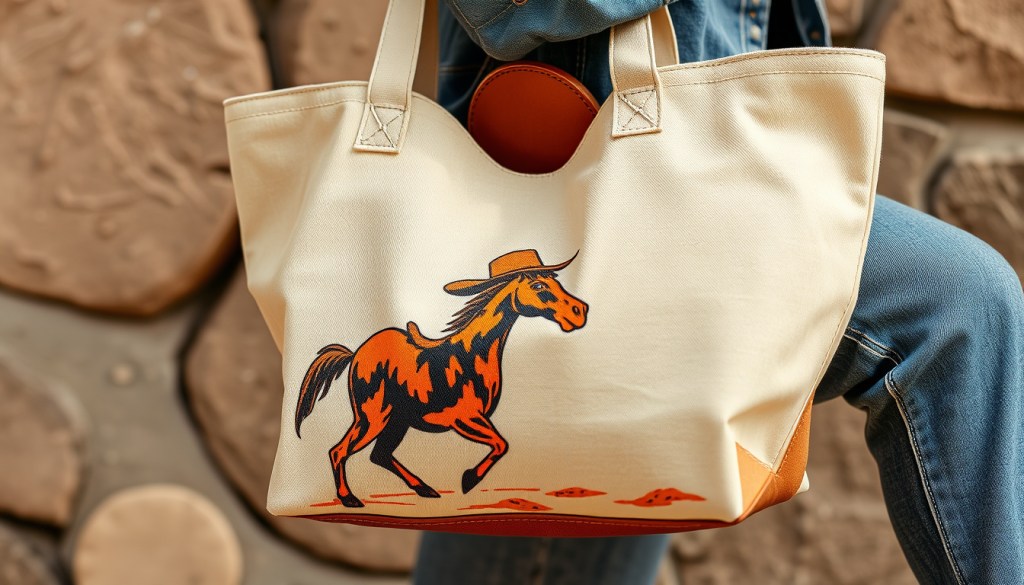 Responsible Sourcing Meets Western Style: Organic Cotton Cowboy Totes