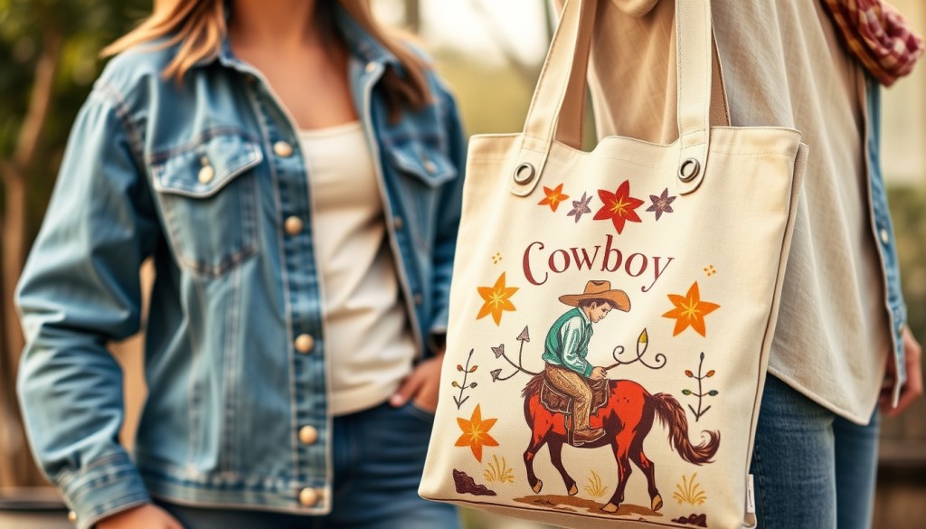 Sustainable Fibers in Western Fashion: The Rising Trend of Organic Cotton Cowboy Totes