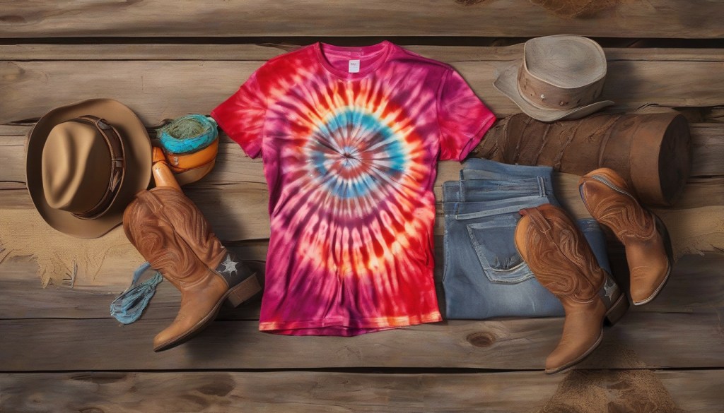 Rock Your Style with Trendy Tie-Dye Cowboy T-Shirts: A Perfect Blend of Fun and&nbsp;Fashion