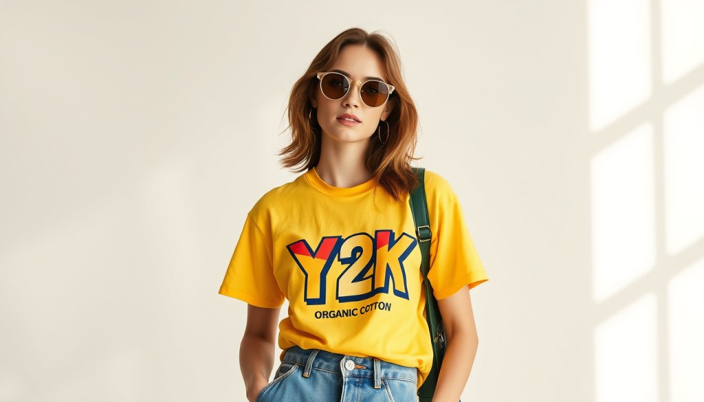 Y2K Retro Throwback Tees: Vintage-Inspired and Eco-Friendly&nbsp;Fashion