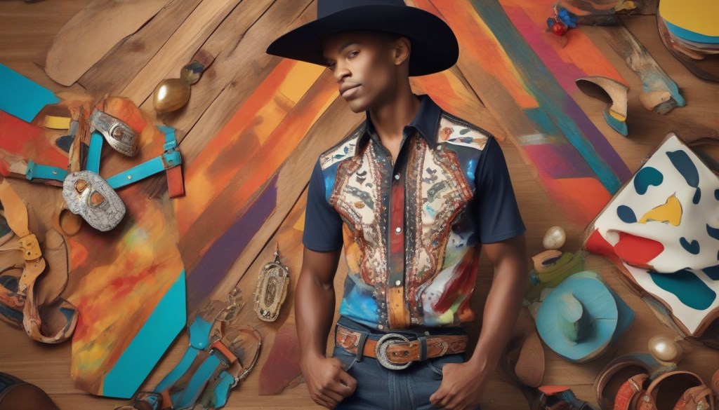 Unleash Your Style with Ceramic Print Cowboy Tees: The Ultimate Fusion of Fashion and&nbsp;Fun!