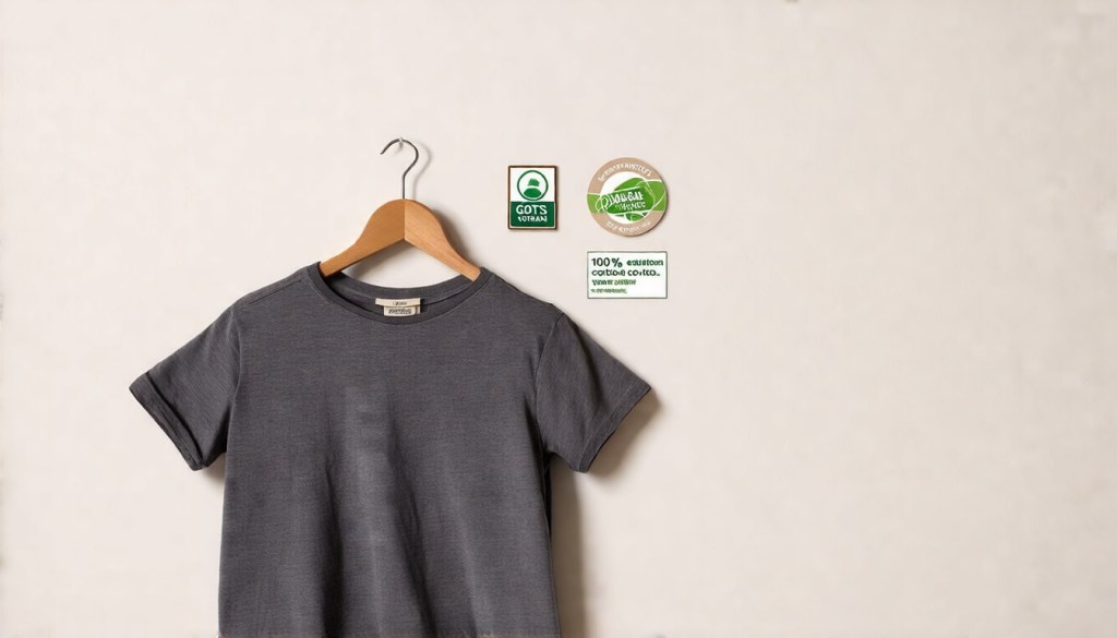 Charcoal Clean Organic Cotton&nbsp;T-Shirt