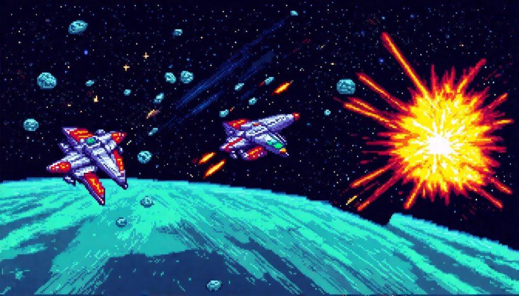 Complete Walkthrough for Retro Space Shooter Pixel&nbsp;Art