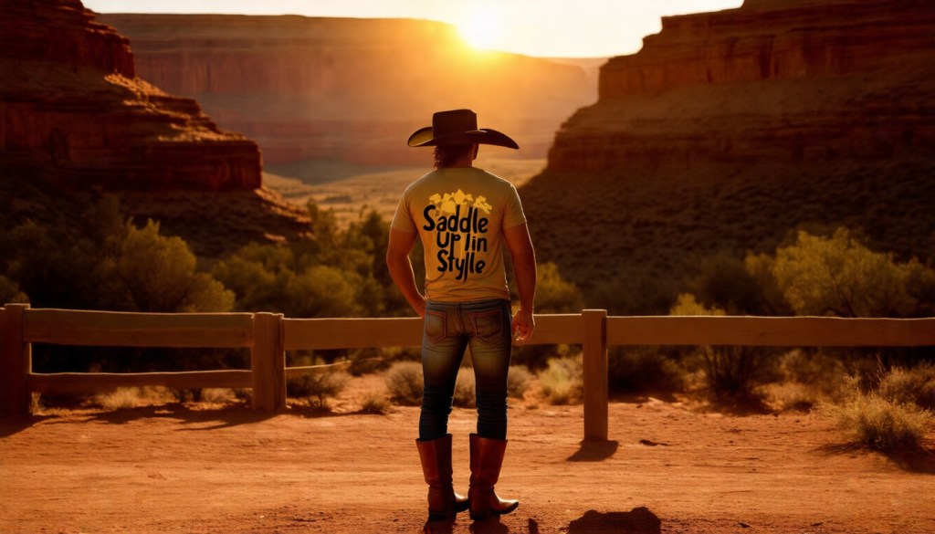 Cowboy Renaissance Canyon Sunset Graphic&nbsp;Top