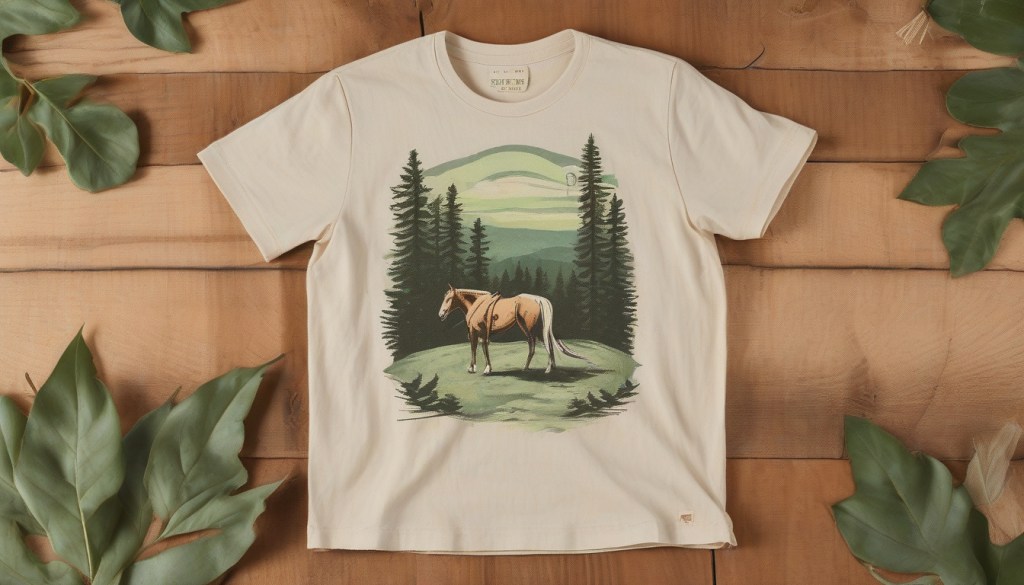 Embrace Style and Sustainability with the Cowboy Renaissance Classic Graphic Tee in Organic&nbsp;Cotton
