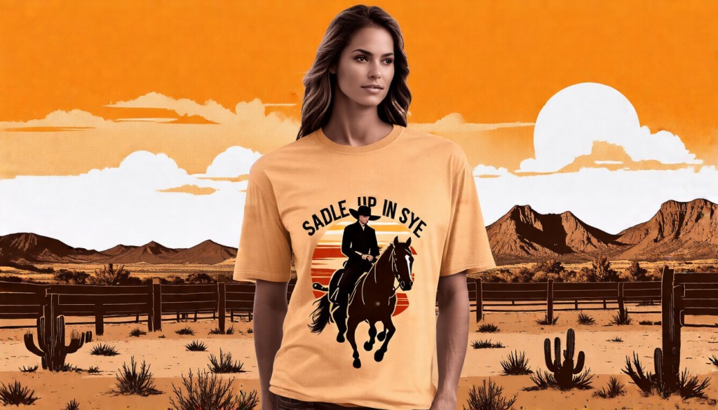 Cowboy Renaissance Country Graphic Tee – Organic&nbsp;Cotton