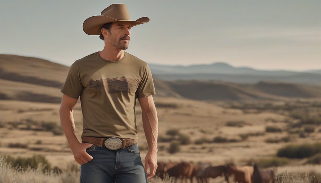 Embrace the Cowboy Spirit with Our Eco-Friendly Tee for Cowboy Renaissance&nbsp;Fans
