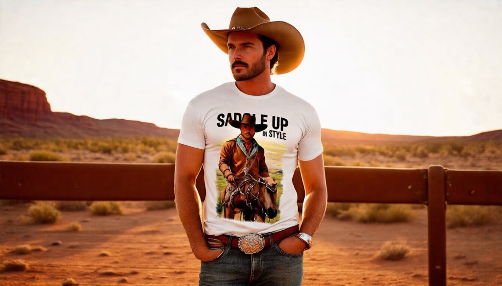 Cowboy Renaissance Frontier Graphic Tee – Organic&nbsp;Cotton