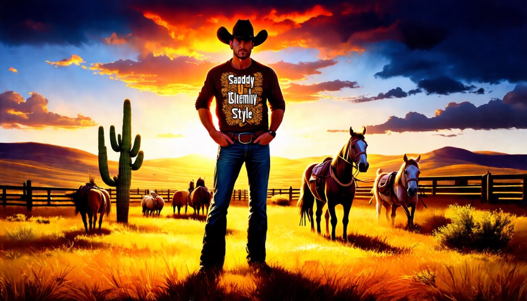 Cowboy Renaissance Frontier Tee for Cowboy Renaissance&nbsp;Fans