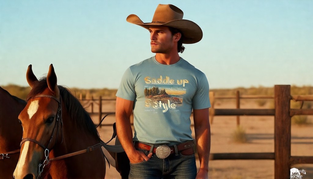 Cowboy Renaissance GOTS Certified Graphic Tee – Organic Cotton