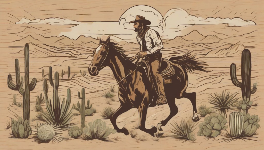 Unleash Your Western Spirit: The Ultimate Cowboy Renaissance Graphic Tee for True Fans