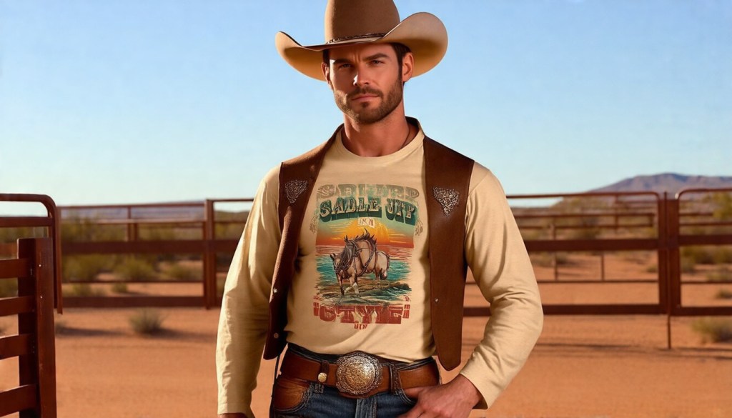 Cowboy Renaissance Outlaw Graphic Tee – Organic&nbsp;Cotton