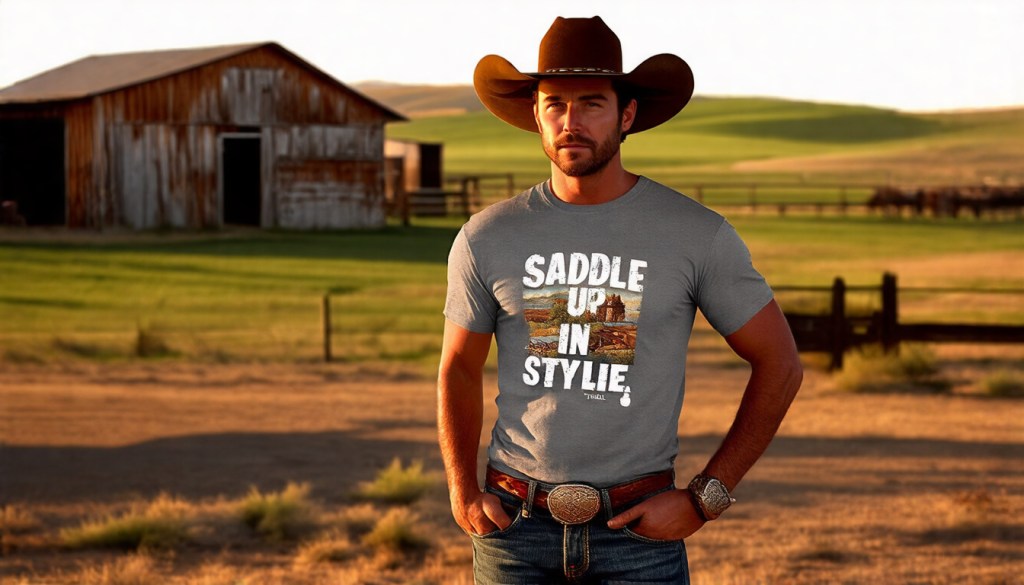 Cowboy Renaissance Ranch Revival Statement&nbsp;T‑Shirt