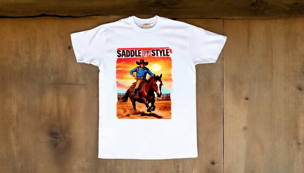 Cowboy Renaissance Rodeo Ready Organic Cotton Tee