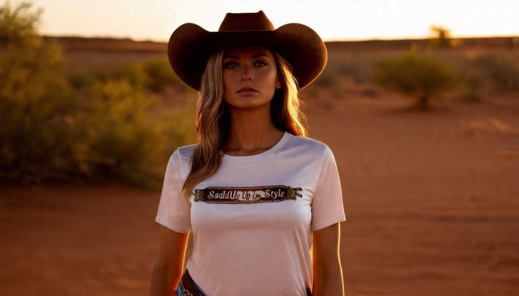 Cowboy Renaissance Spur Style Organic Cotton&nbsp;Top