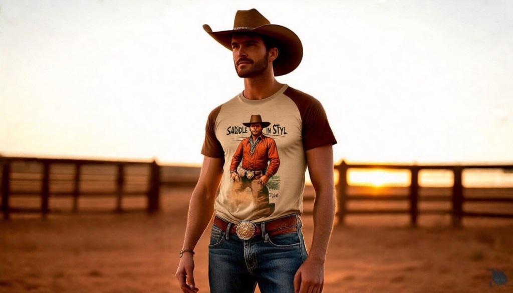Cowboy Renaissance Vintage Graphic Tee – Organic&nbsp;Cotton