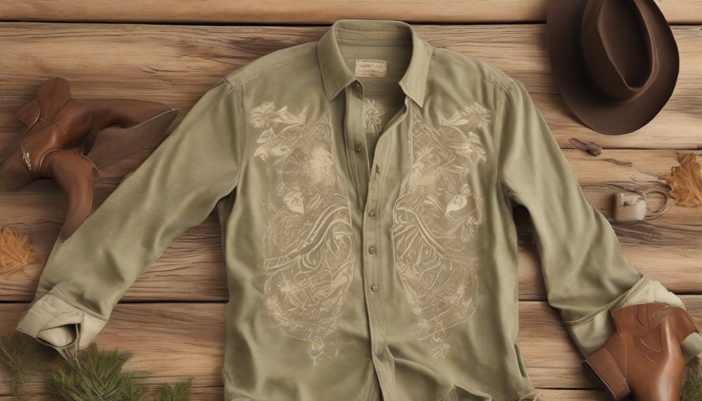 Embrace Rustic Renaissance Fashion with the Stylish Cowboy Renaissance Western&nbsp;Shirt