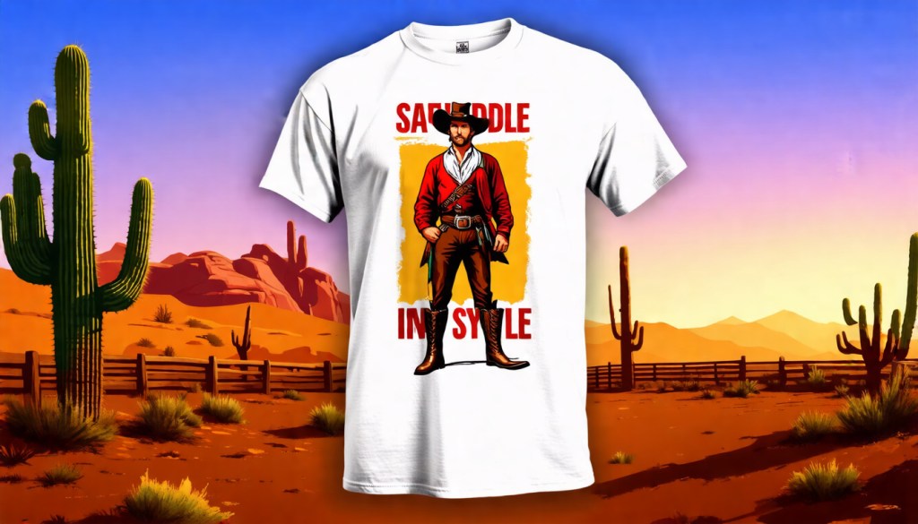 Cowboy Renaissance Wild West Tee for Cowboy Renaissance&nbsp;Fans