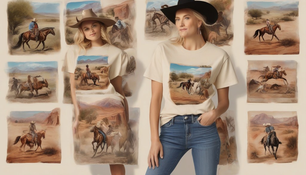 Top Trends in Digital Print Cowboy Tees: Stand Out with Unique Western&nbsp;Style