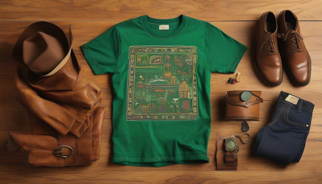 Discover the Luxe Green Style with Our Mid 90s Nostalgia Tee