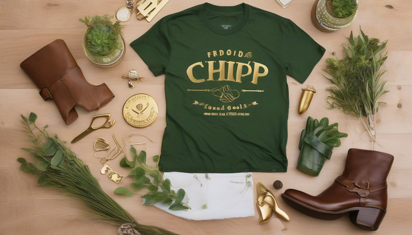 Explore Luxe Green Style with the Friend Chip Goals Tee Review