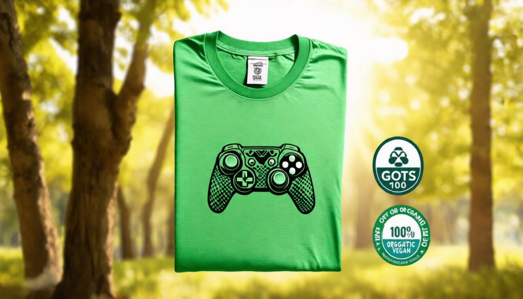 Gamer Green Organic Cotton&nbsp;T-Shirt